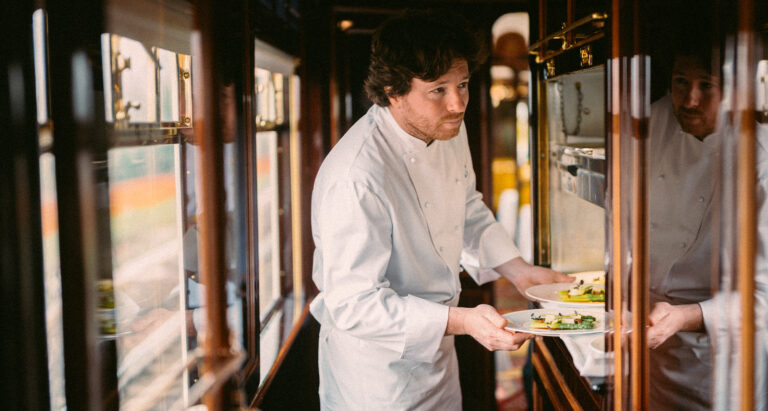 Jean Imbert aboard orient express