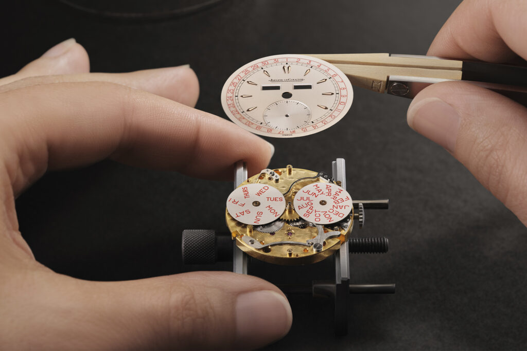 Jaeger-LeCoultre watchmaking close-up of process