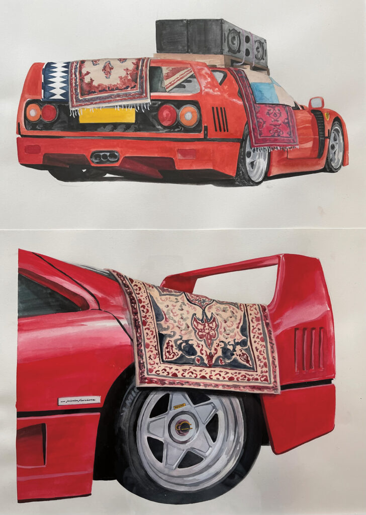 Jacob Rochester - Ferrari rug copy