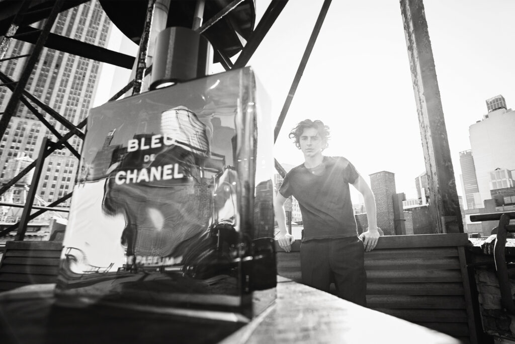 Timothée Chalamet for Chanel