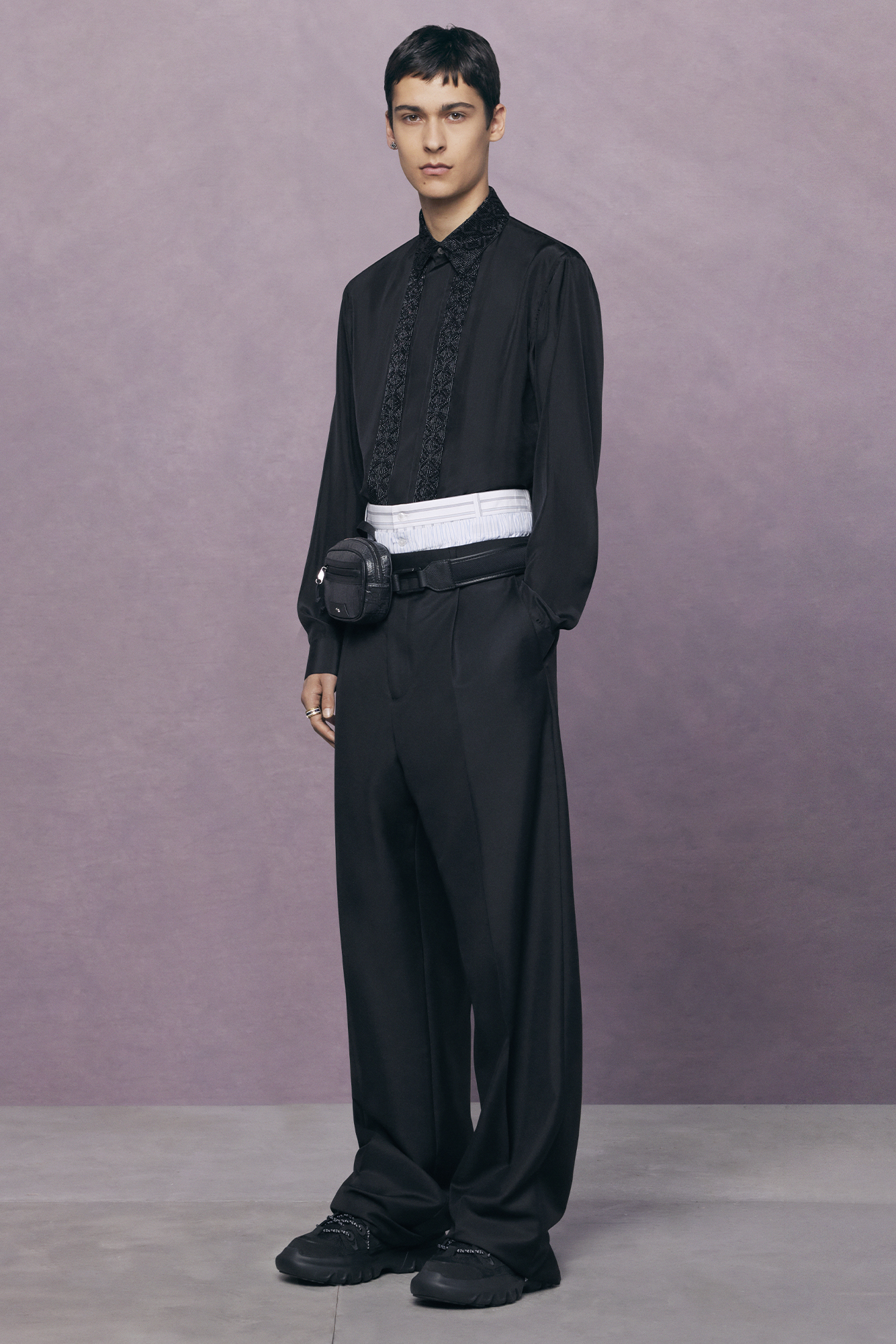 Dior Spring 2024 menswear all-black