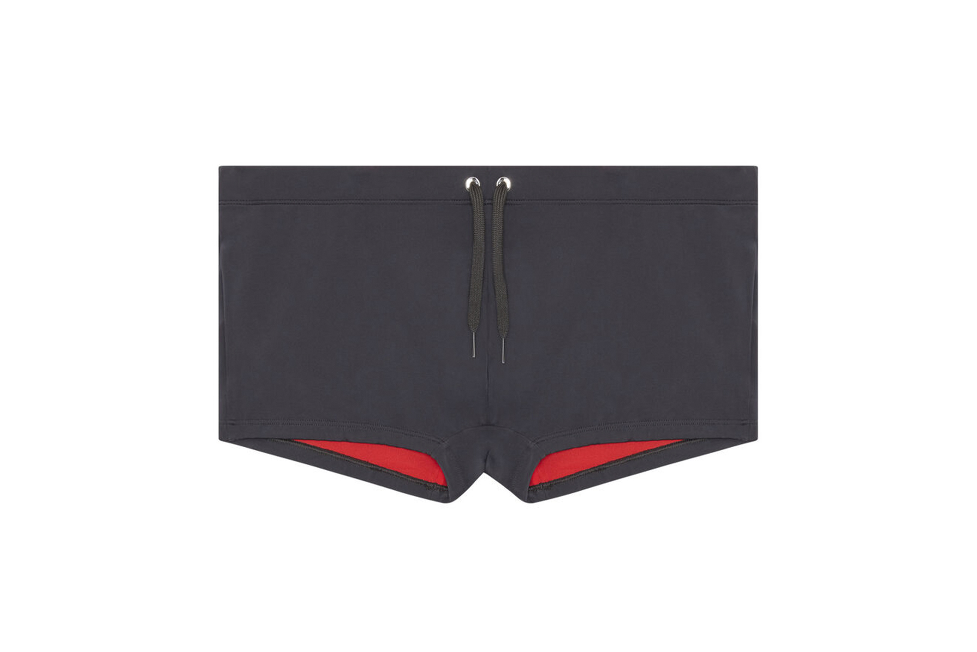 Diesel swim briefs in black red inside mens swimwear