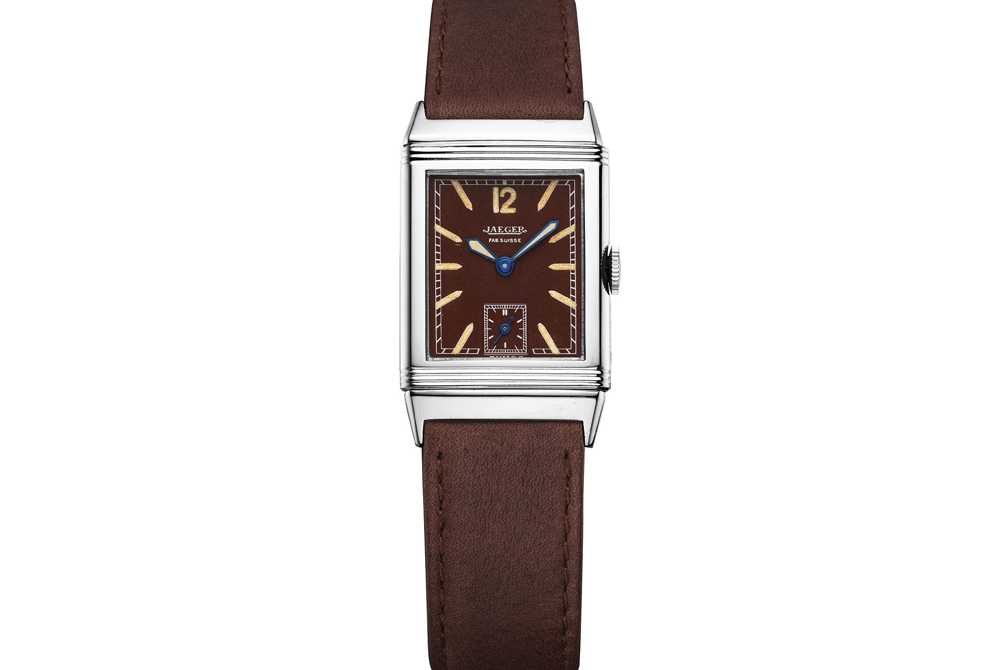 Jaeger-LeCoultre watch on white background