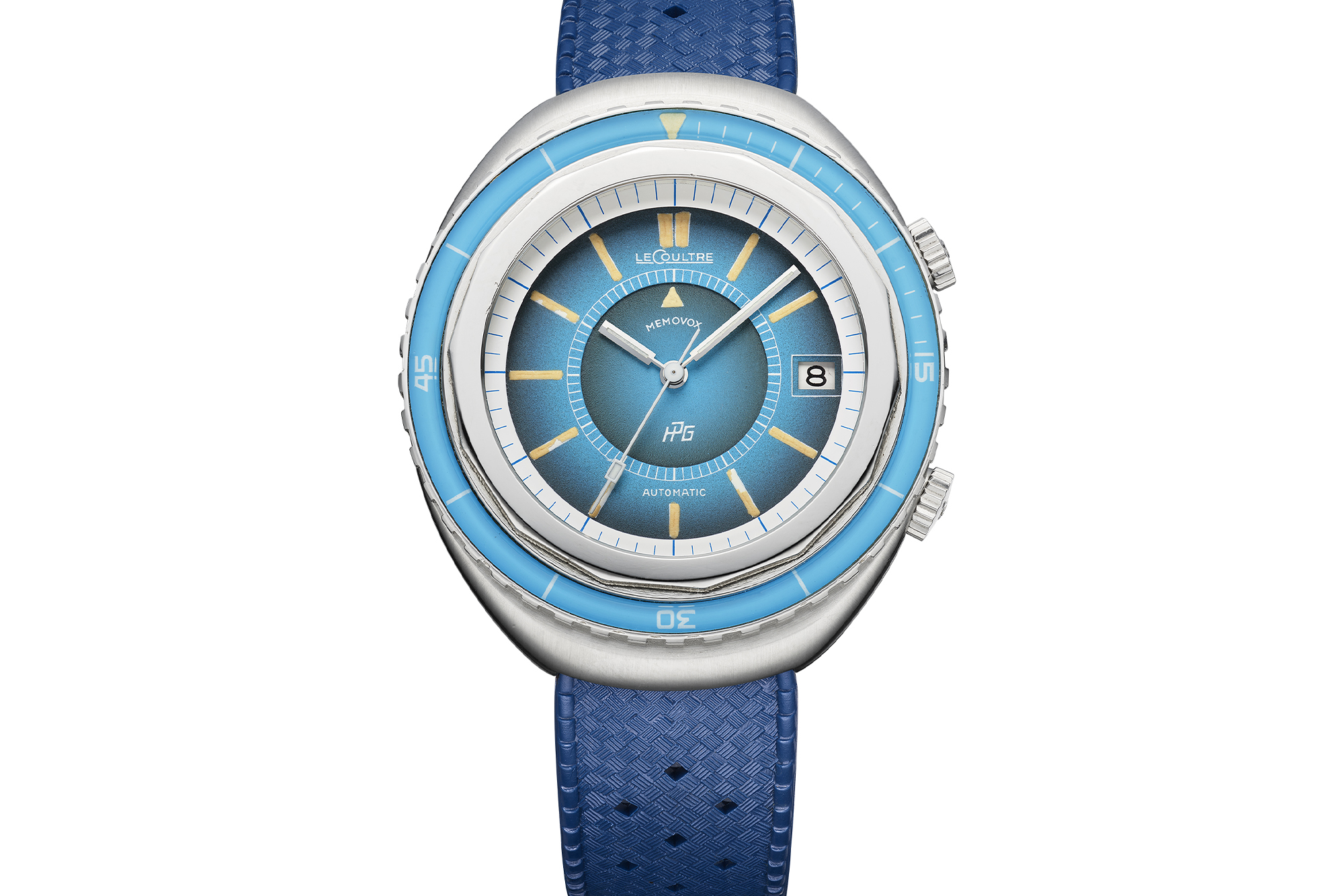 Jaeger-LeCoultre watch on white background