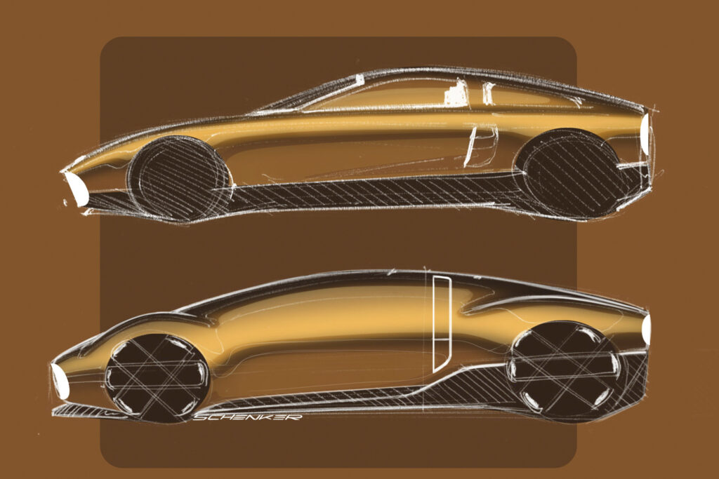 Mercedes-Benz Vision One-Eleven sketch design