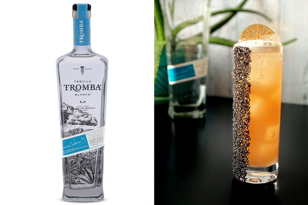 Tequila collage tromba blanco paloma Father's Day cocktail 