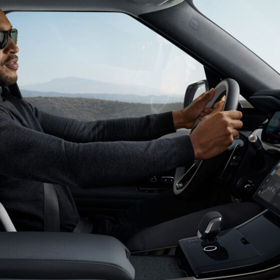 Range Rover Sport SV driver in front seat
