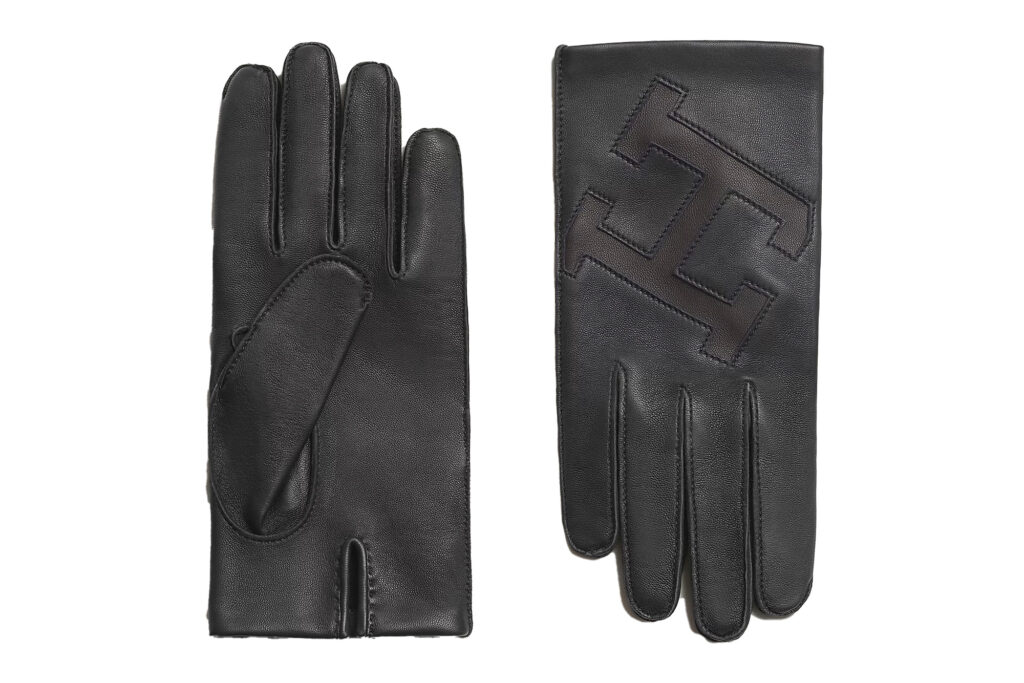 Hermes H Stamp leather gloves