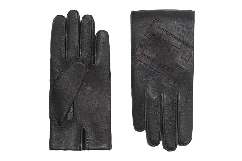 Hermes H Stamp leather gloves