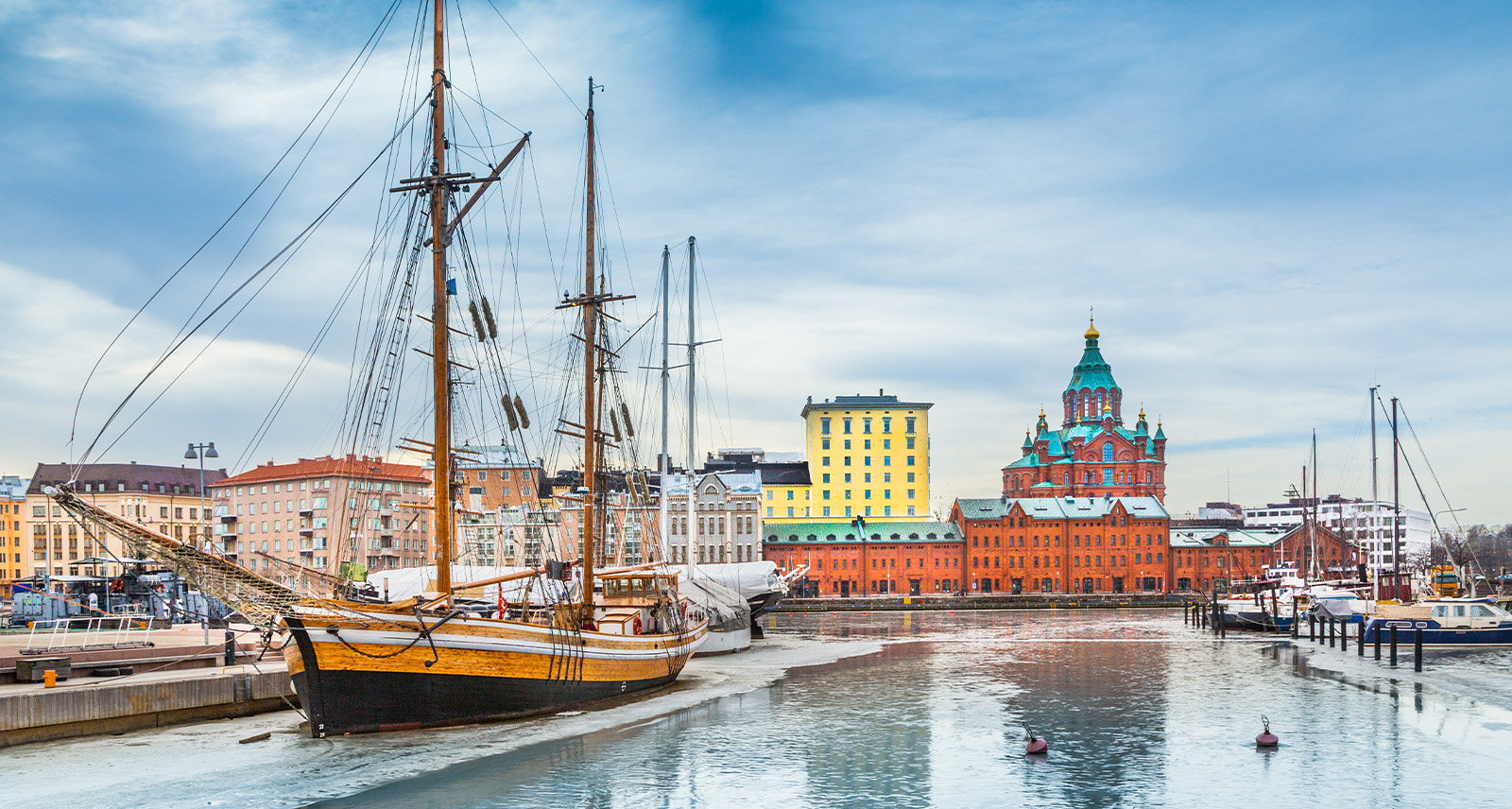 Helsinki harbour shot