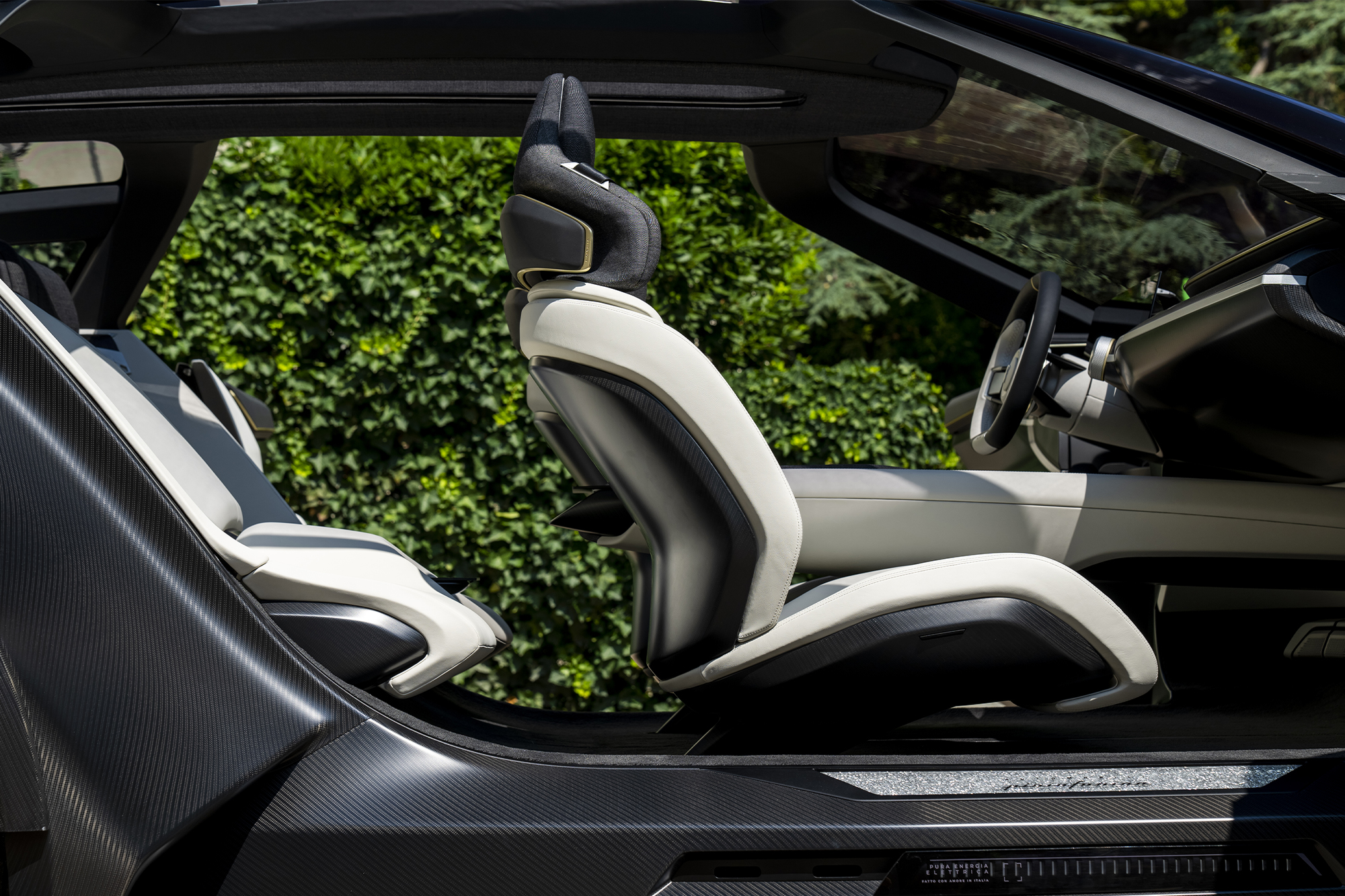 Automobili Pininfarina Pura Vision EV Concept side shot of interior