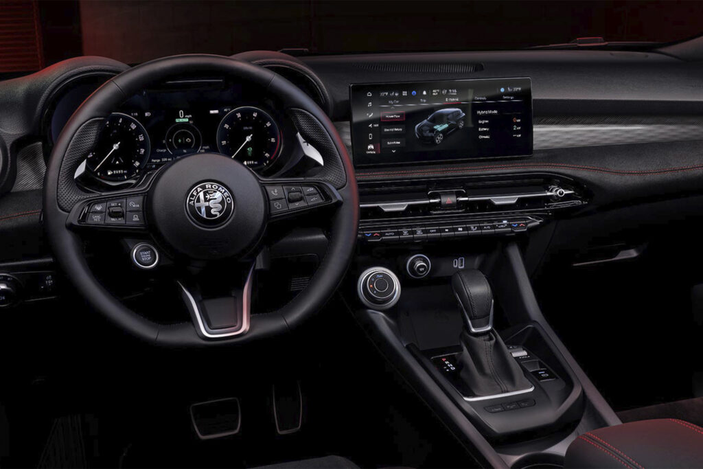 Alfa Romeo Tonale steering wheel
