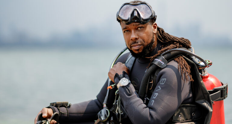 Jamar 'JNiice' poses with Seiko watch