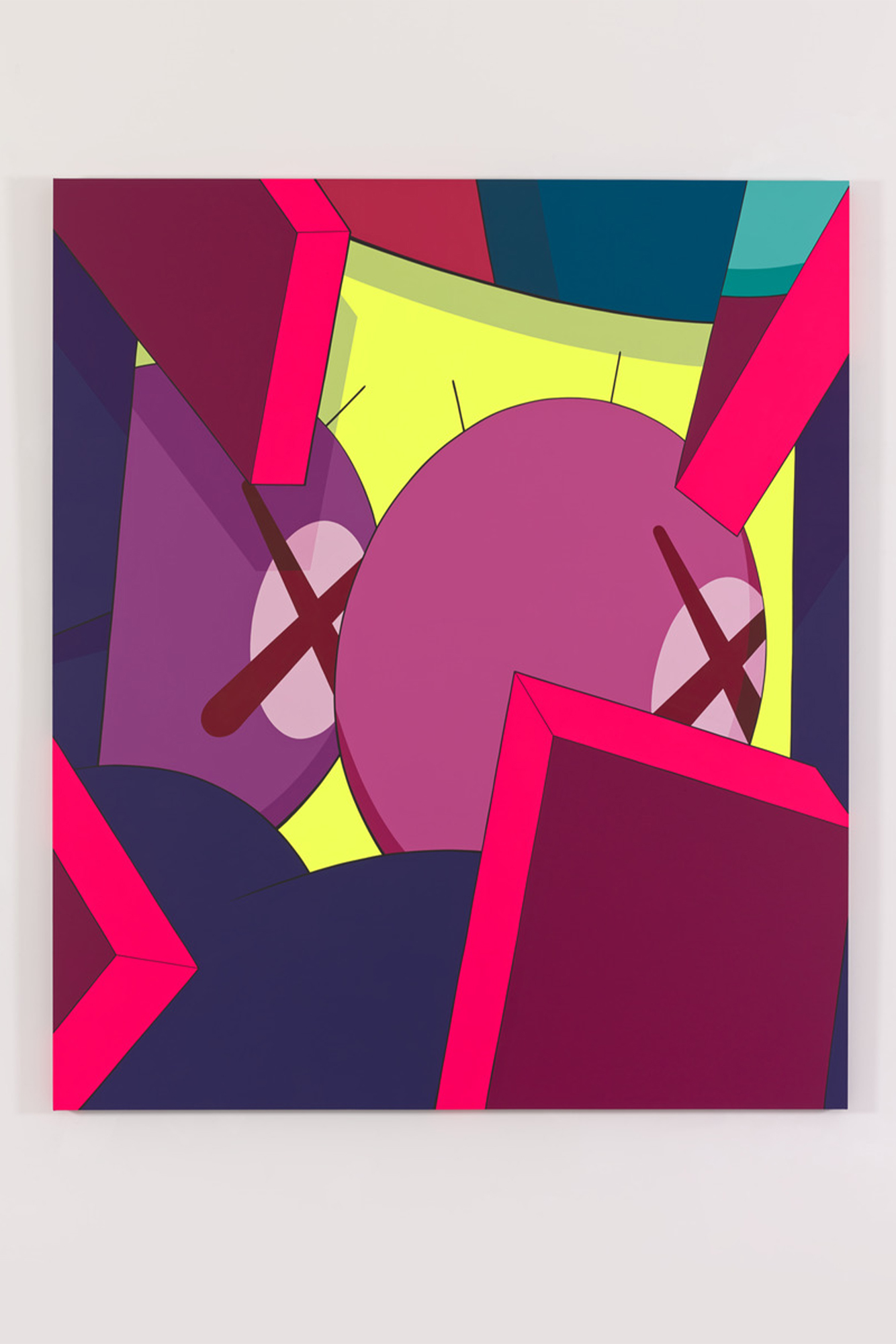 KAWS. UNTITLED (BAM), 2013. Acrylic on canvas, 213.4 × 182.9 cm. © KAWS.