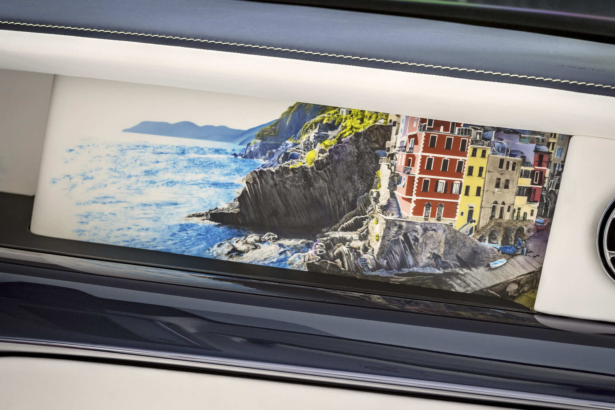 Rolls-Royce Bespoke Phantom painted scene of Italy's Cinque Terre