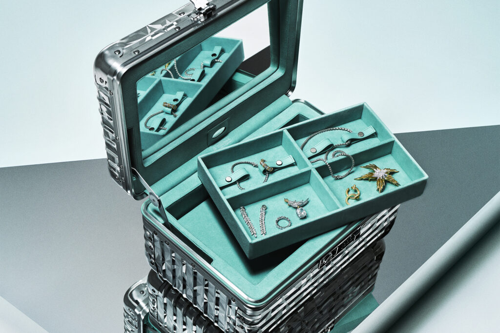 RIMOWA x Tiffany collaboration jewelry box