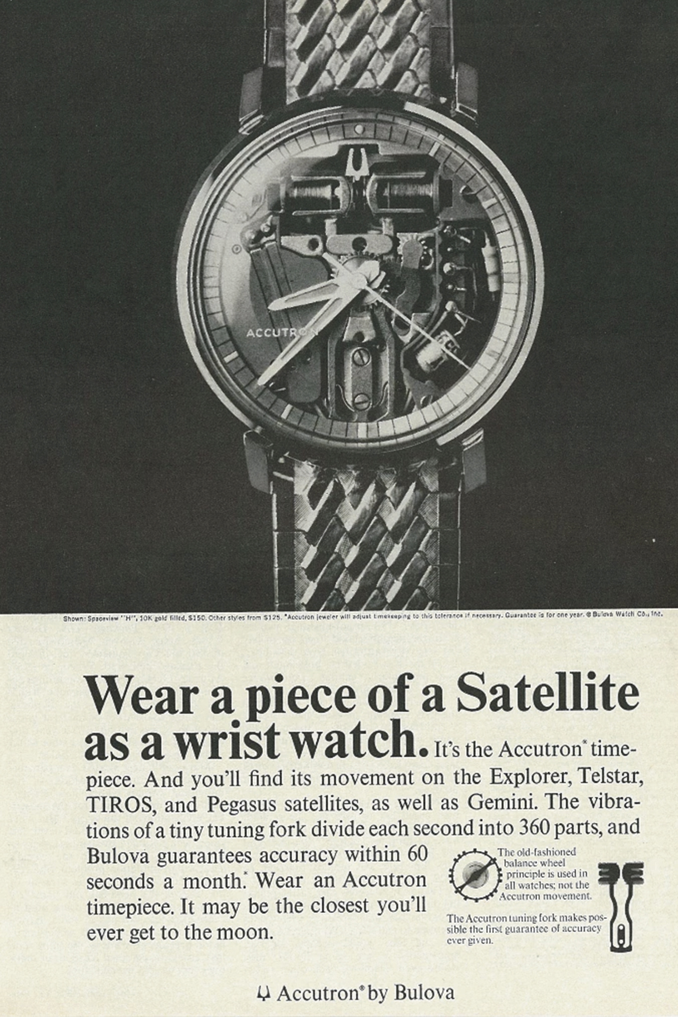 Accutron Spaceview vintage ad