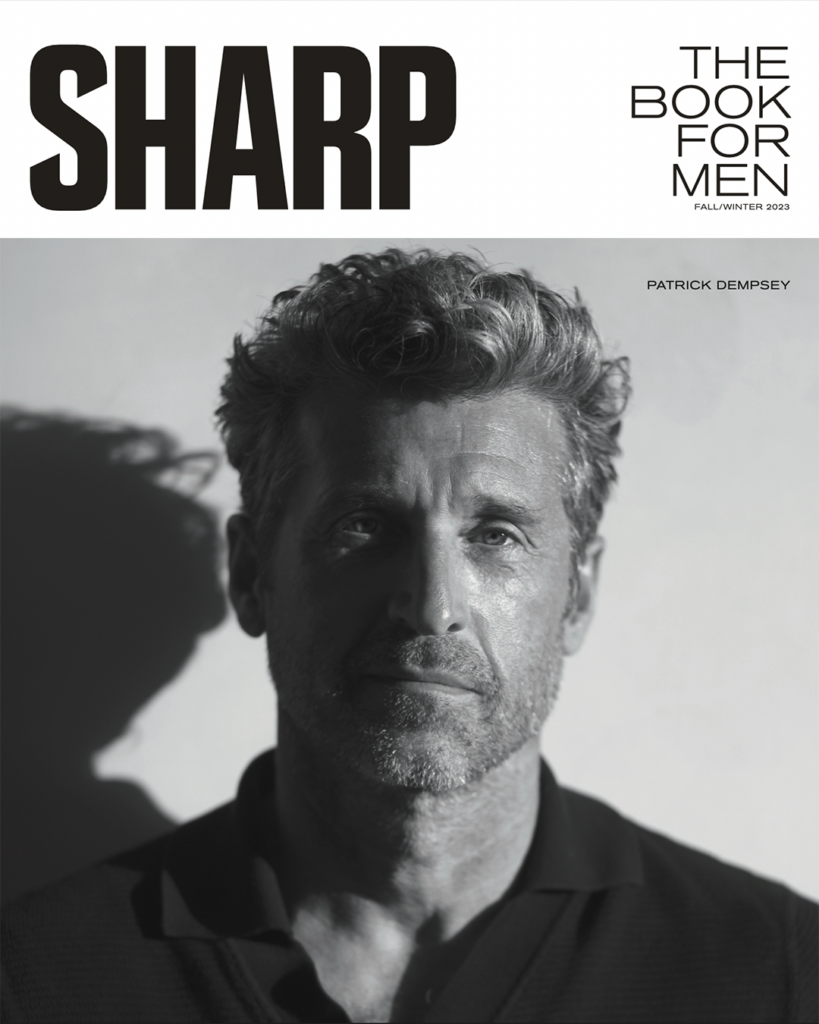 patrick dempsey book for men cover shoot
