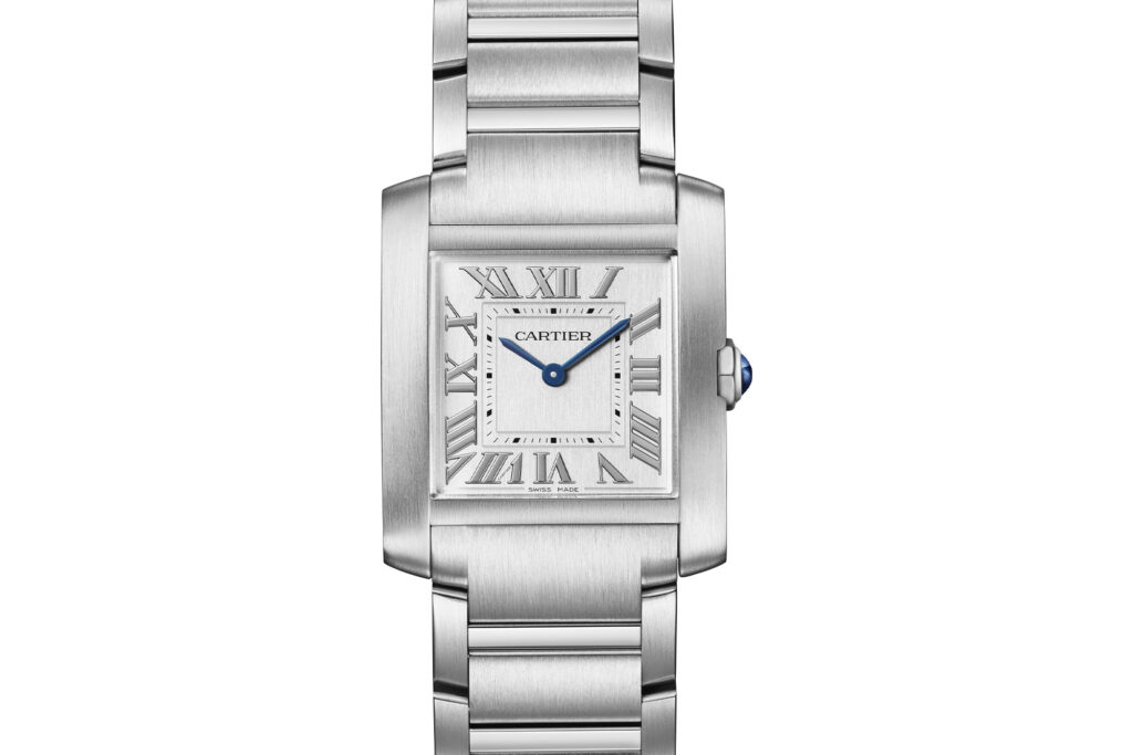 Cartier Tank Française stainless steel band