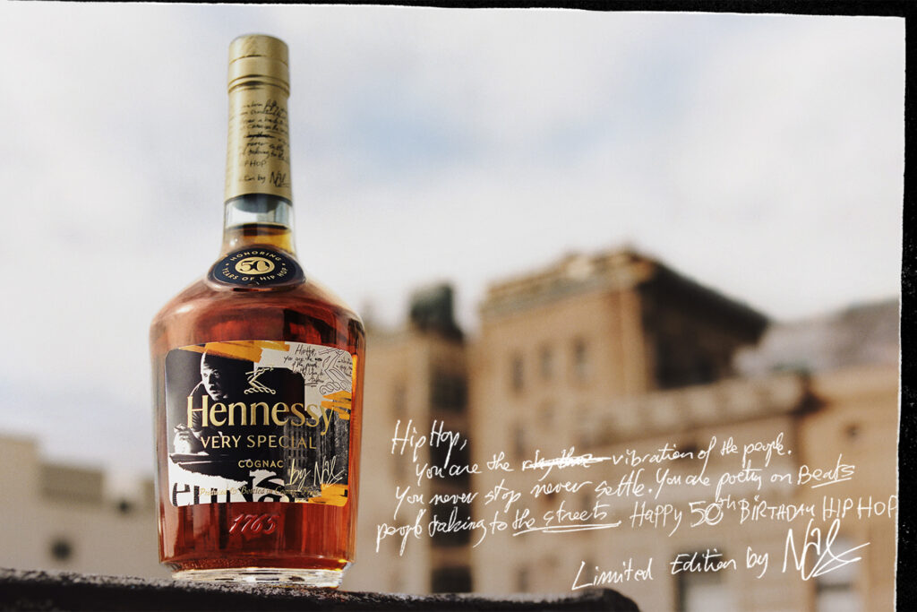 Hennessy x Nas for the 50th anniversary of hip-hop