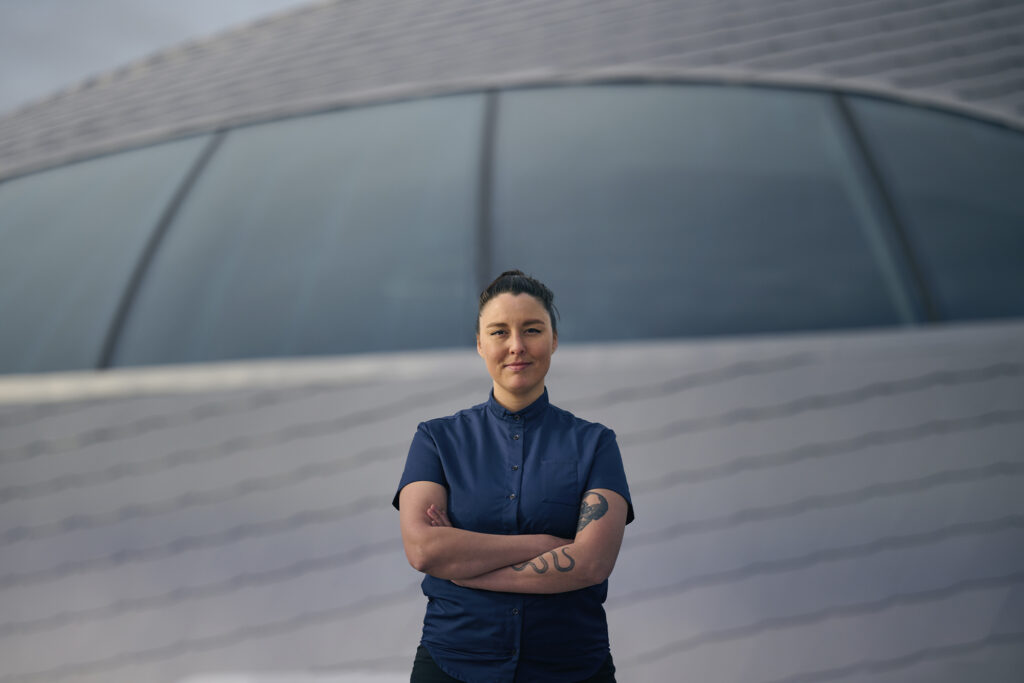 iris restaurant head chef ON NORWAY’S EXPANSIVE
HARDANGERFJORD, ANIKA MADSEN 
