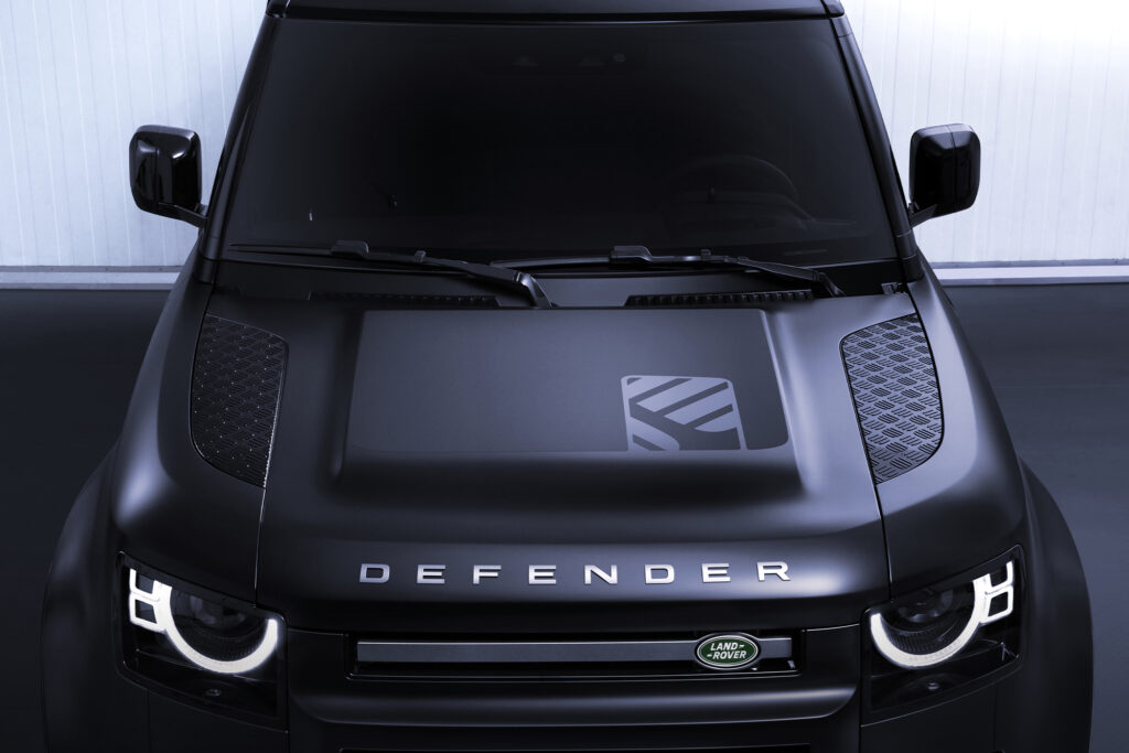 Land Rover Defender hood