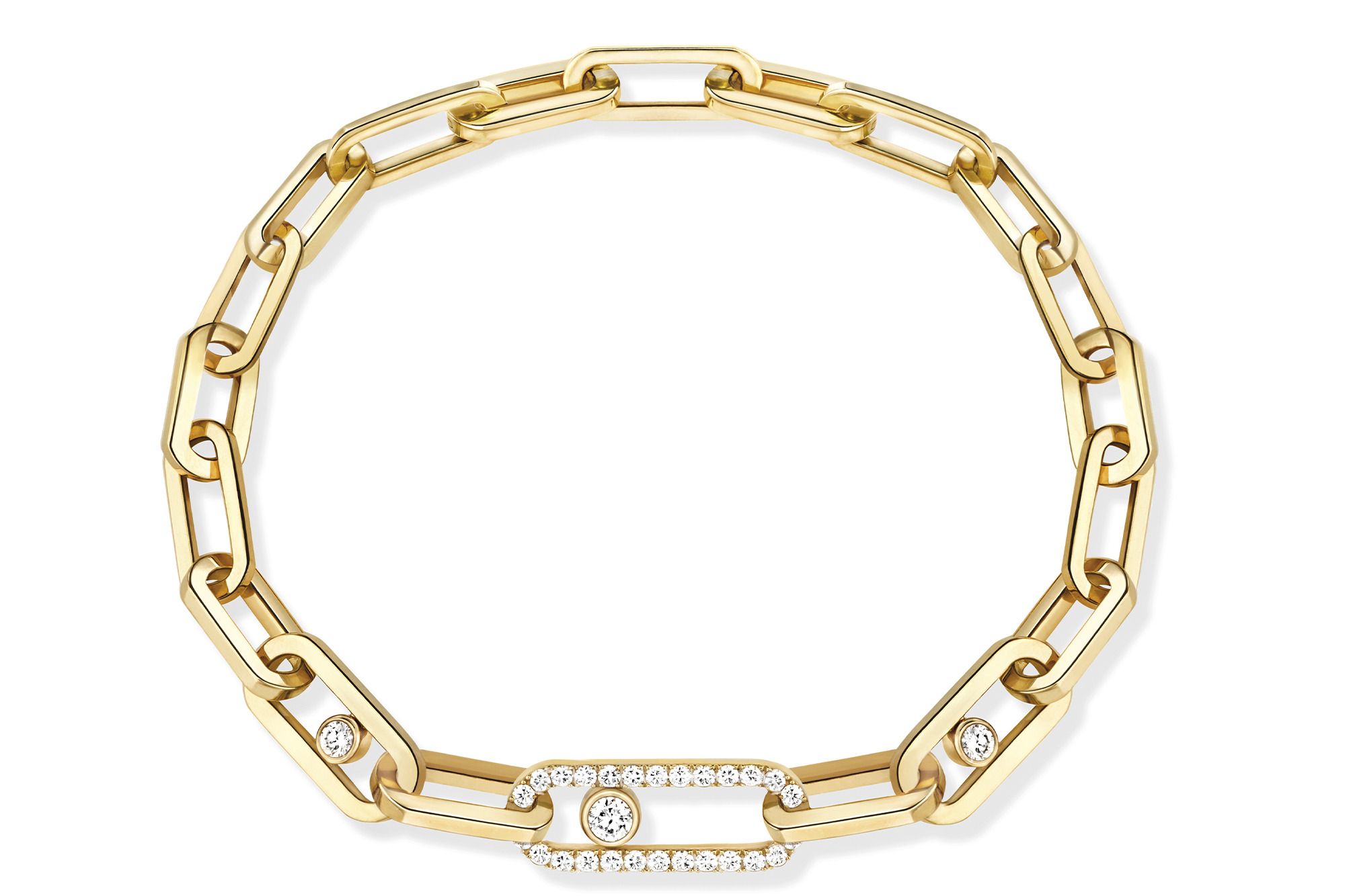 Messika gold chainlink bracelet