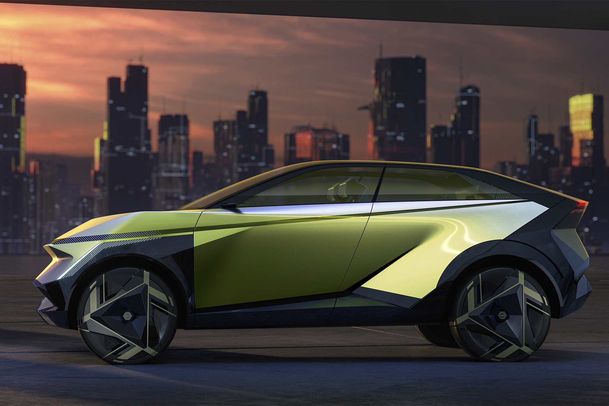 Nissan Hyper Urban EV Concept Car SIDEVIEW