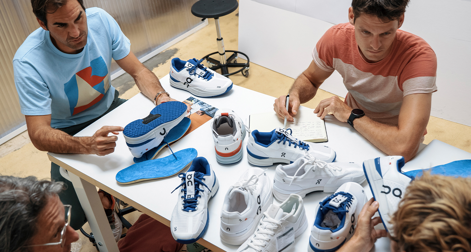 Roger Federer makes tennis shoes with ON Running