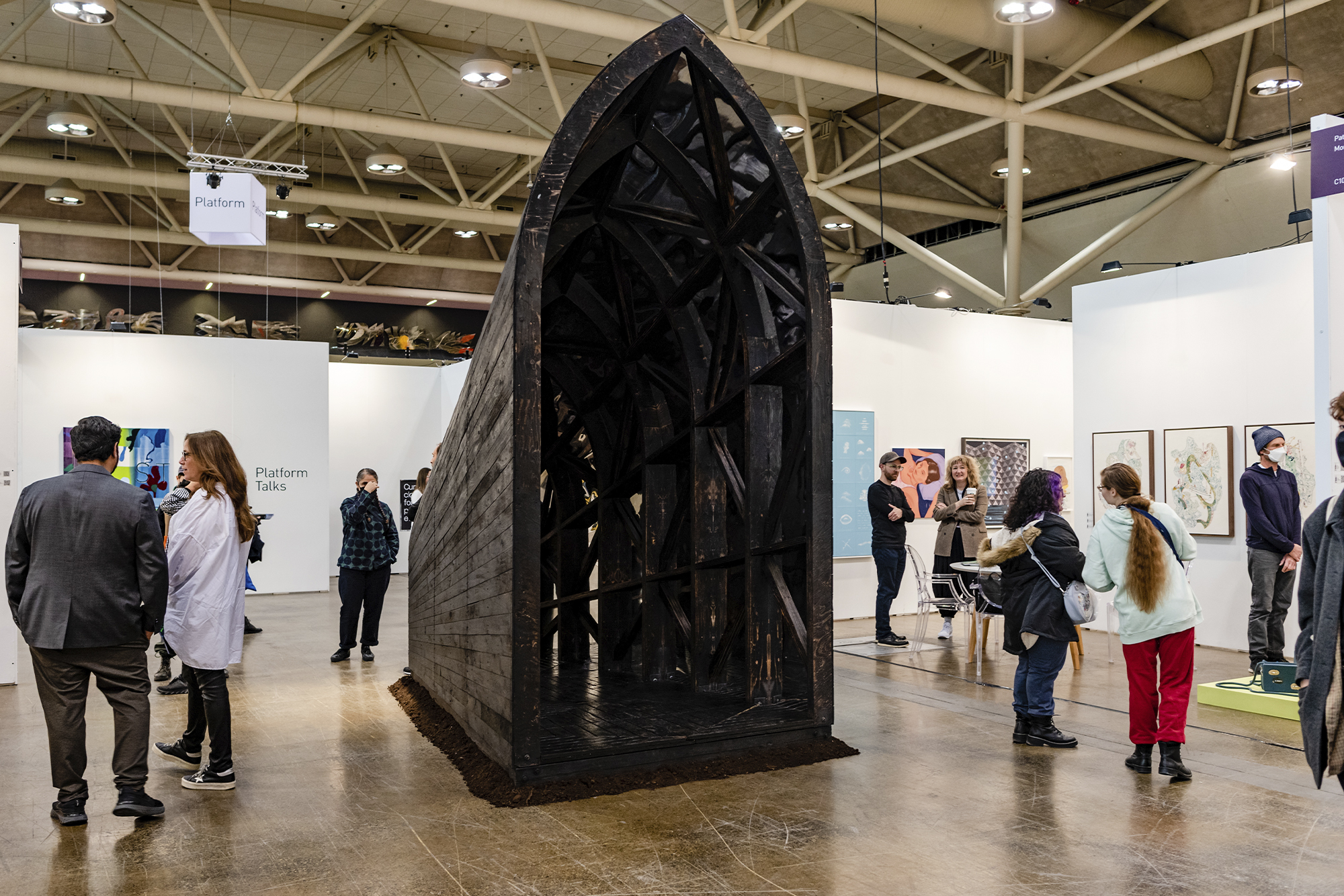 Oluseye, Black Ark. Presented by Patel Brown at Art Toronto 2022.