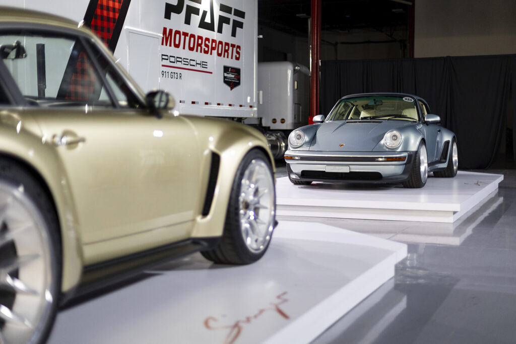 Two Porsches done by Singer restoration