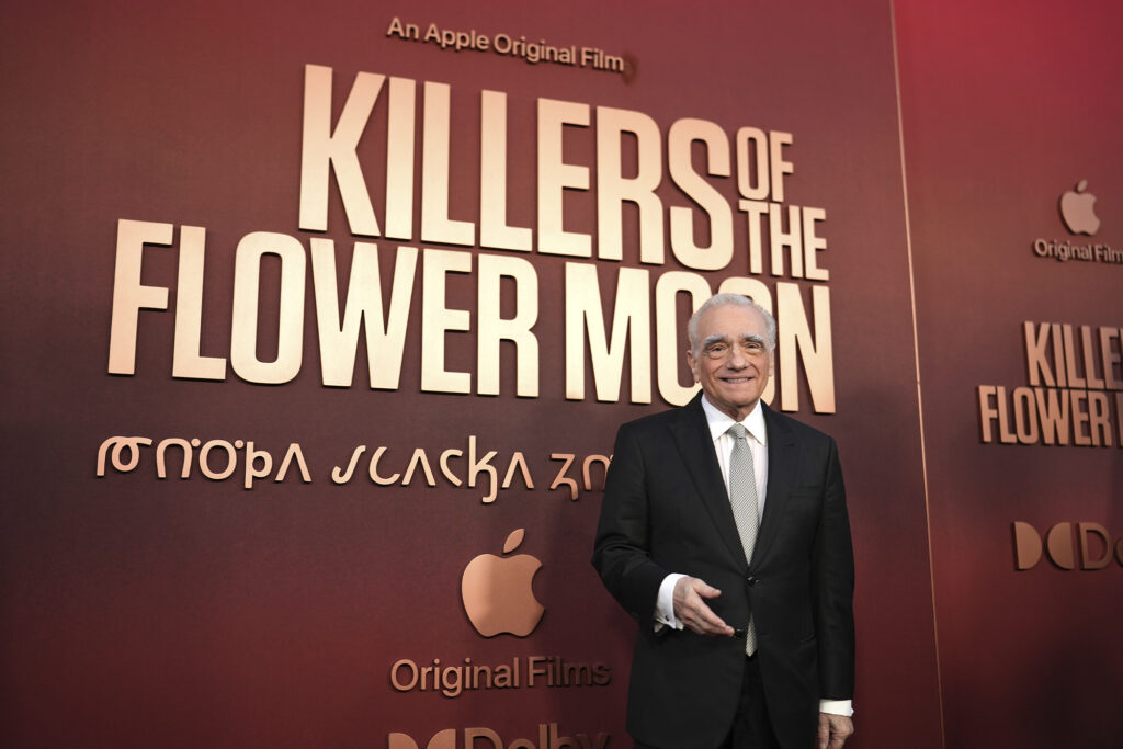 Martin Scorsese at the Killers of the Flower Moon premiere