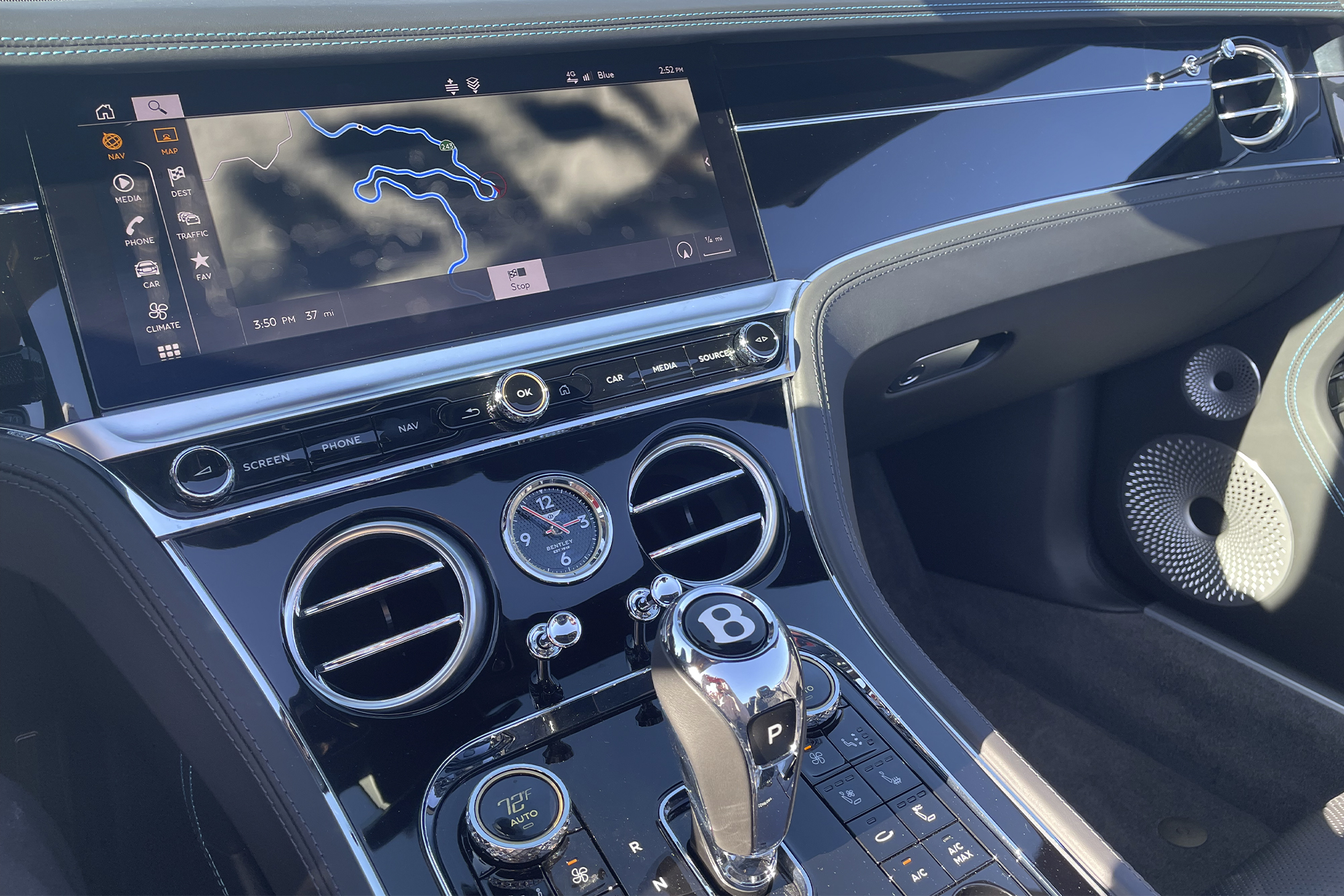 Bentley Continental GTC stick and touch screen