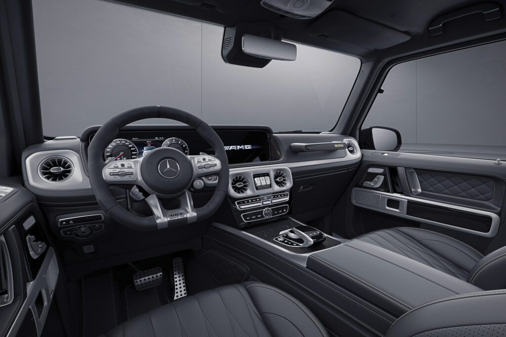 Mercedes-AMG G 63 G-Wagen dashboard and steering wheel