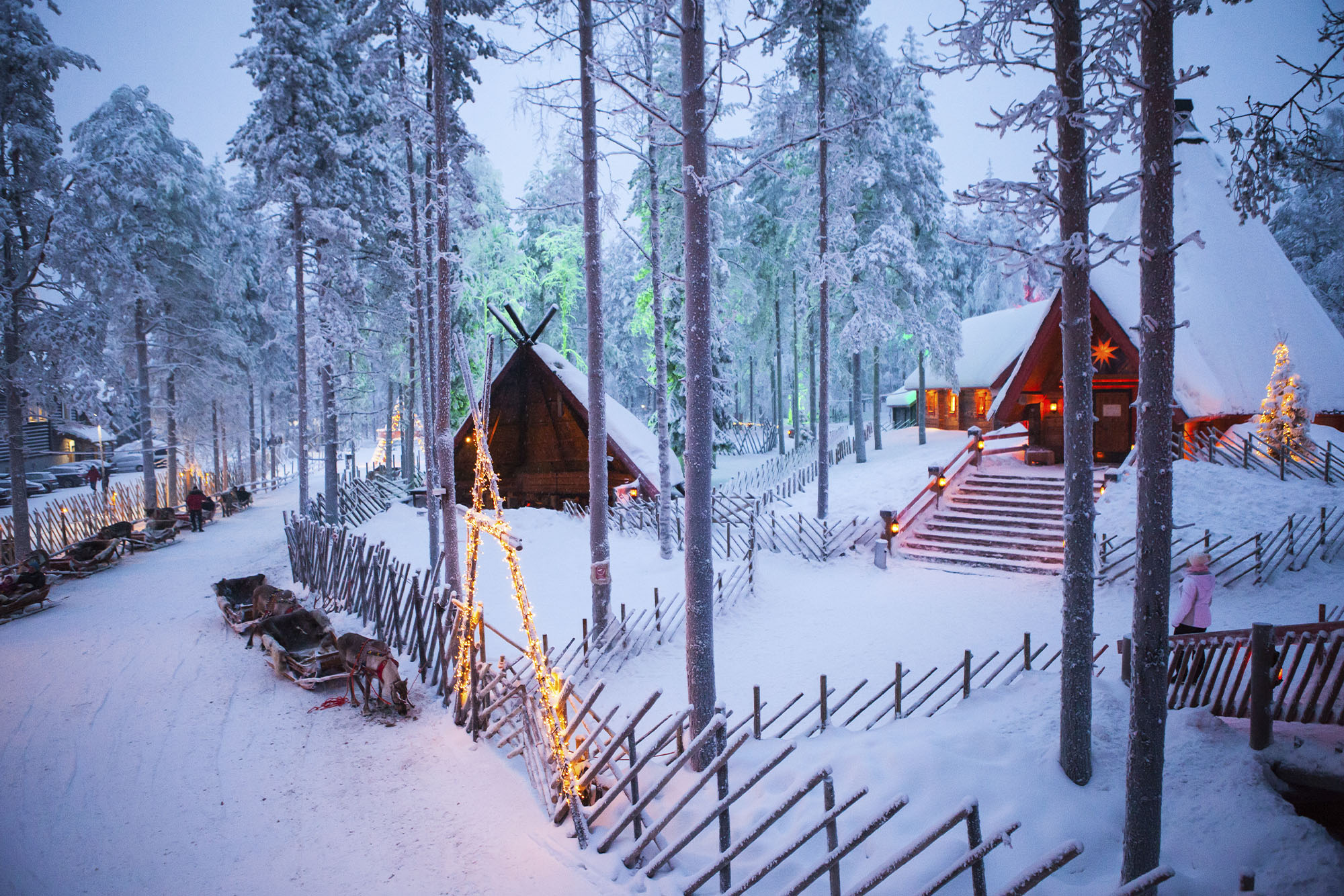 Santa's Village in Lapland, Finland