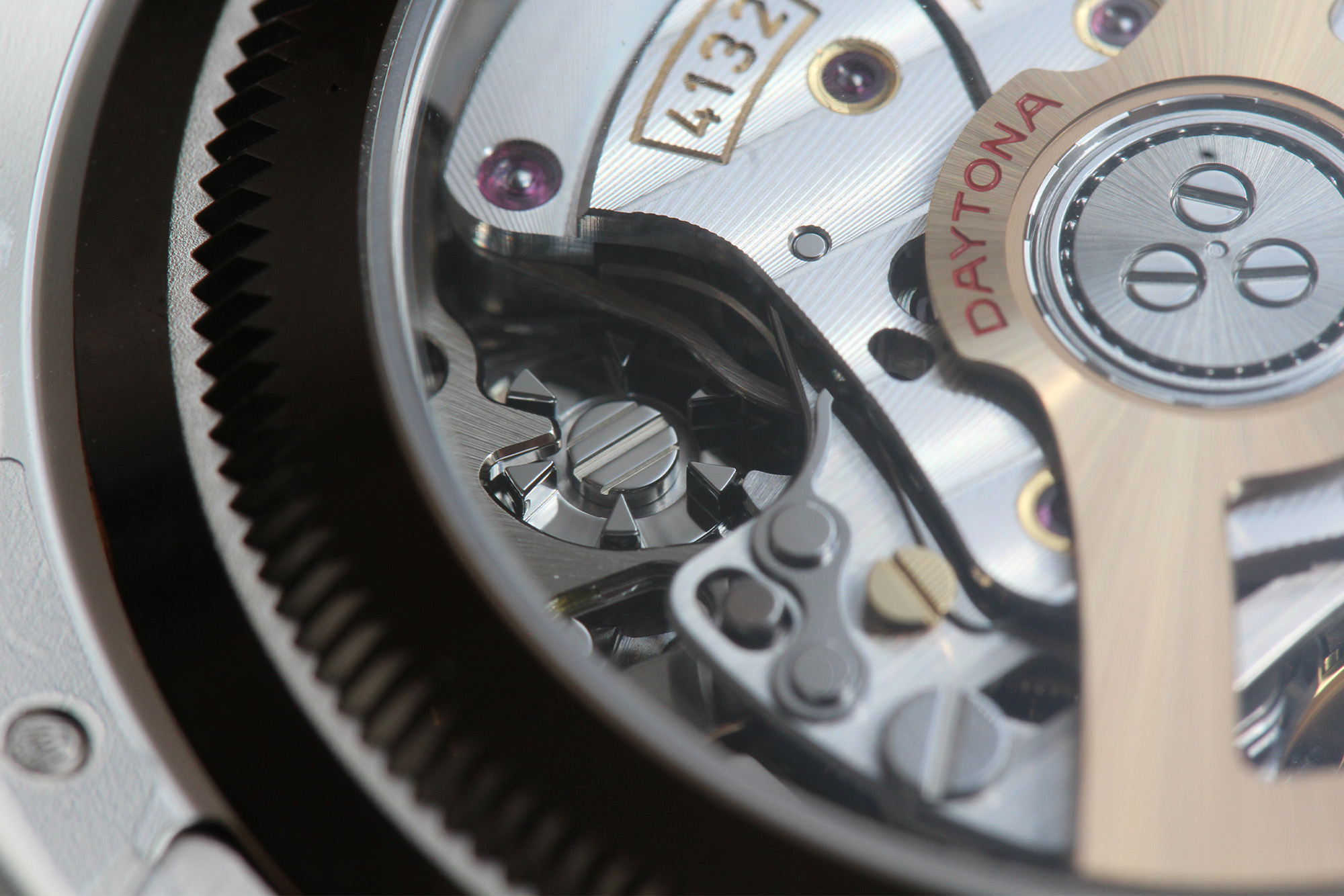 Rolex Cosmograph Daytona Le Mans from the back close-up