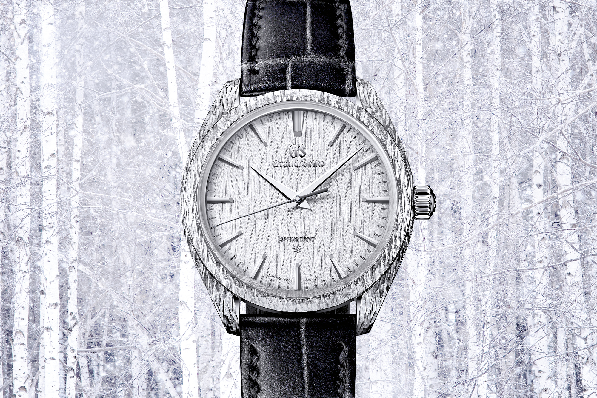Grand Seiko Evolution 9 Collection SLGH005 silver dial inspired by nature