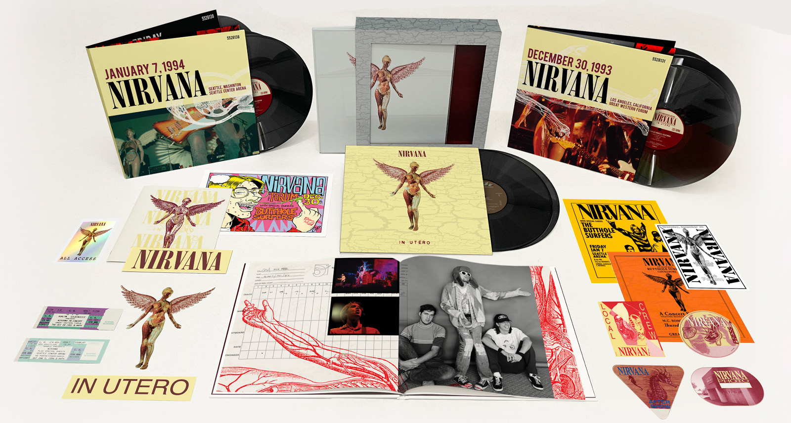 Nirvana in utero 8 lp 30th anniversary set