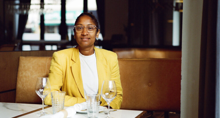 Chef Martine Bauer at Toronto's Pompette