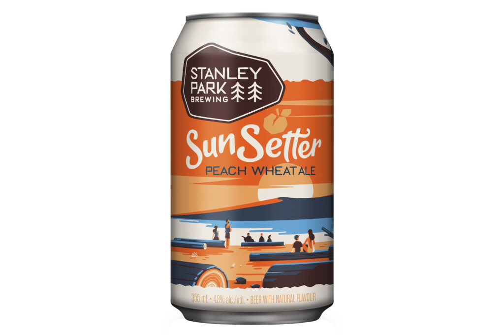 Stanley Park Brewing SunSetter Peach Wheat Ale