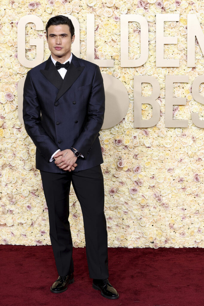 Charles Melto, best dressed at the 81st Golden Globes, 2024