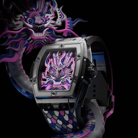 Hublot The Spirit of Big Bang Titanium Dragon feature