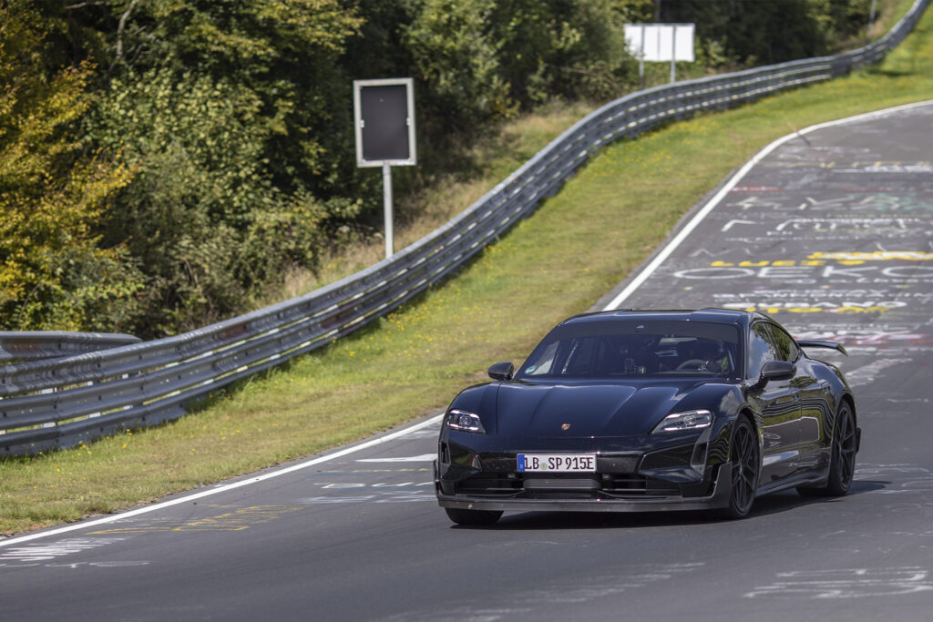 Porsche Taycan beats Tesla’s Nürburgring lap record 