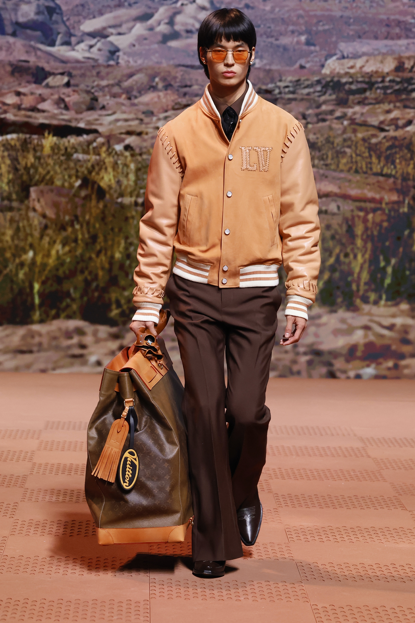 Louis Vuitton Fall/Winter 2024 varsity jacket