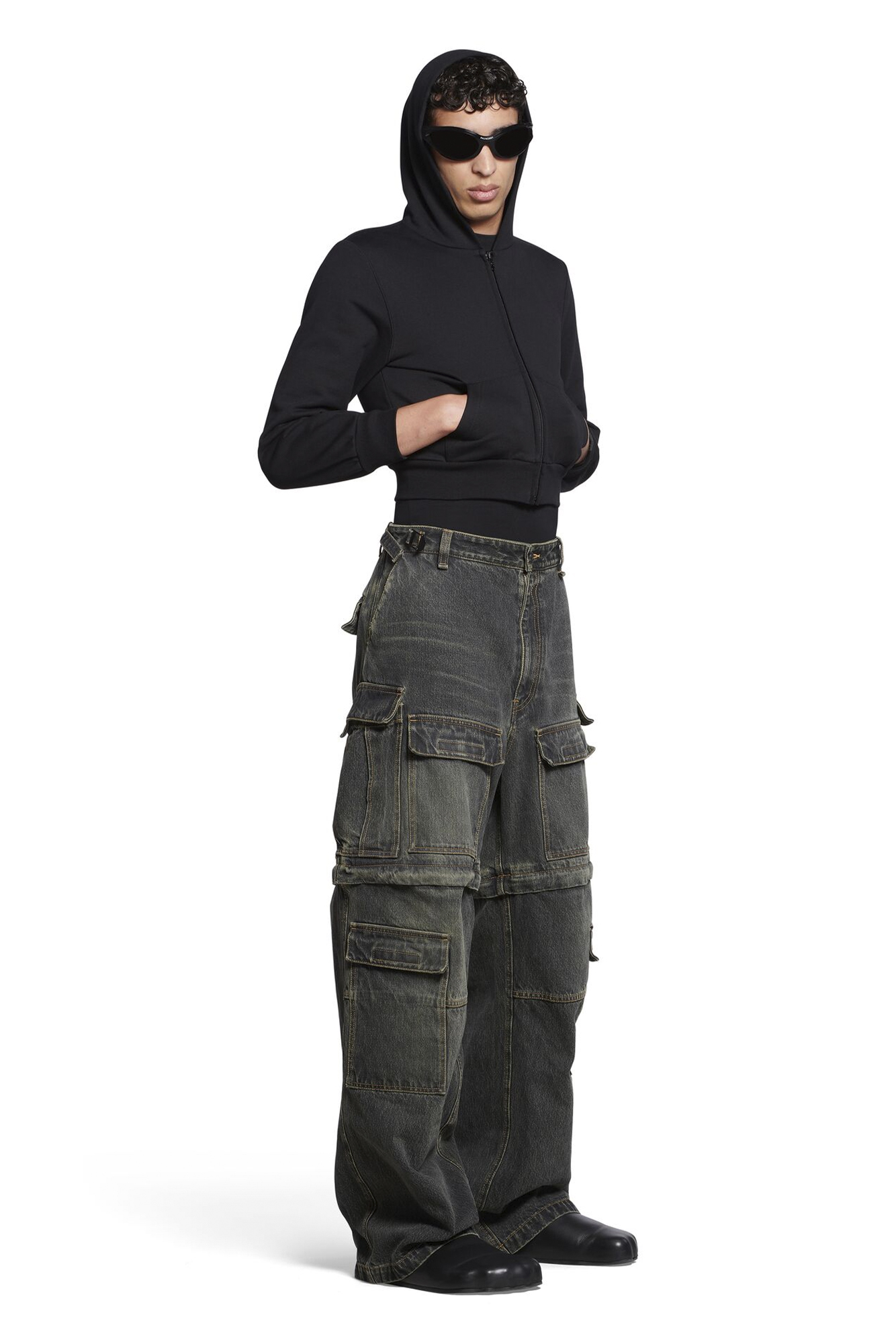 Balenciaga Cargo Pants in Black