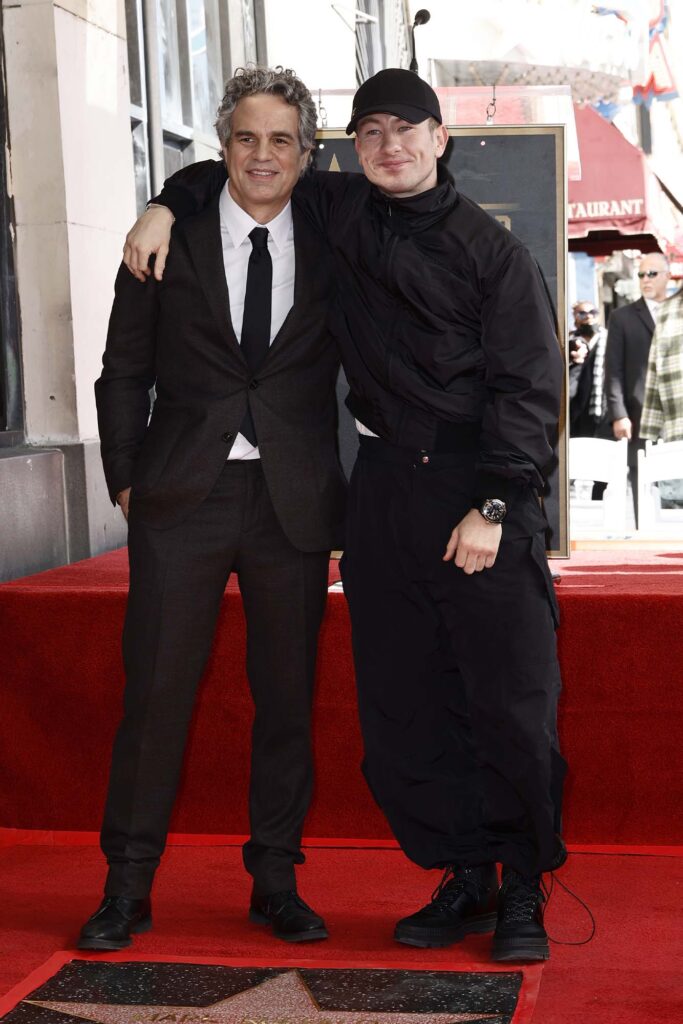 mark ruffalo & barry keoghan Photo by Frazer Harrison/Getty Images