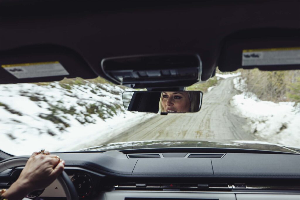 Lindsey Vonn for Range Rover House in Whistler