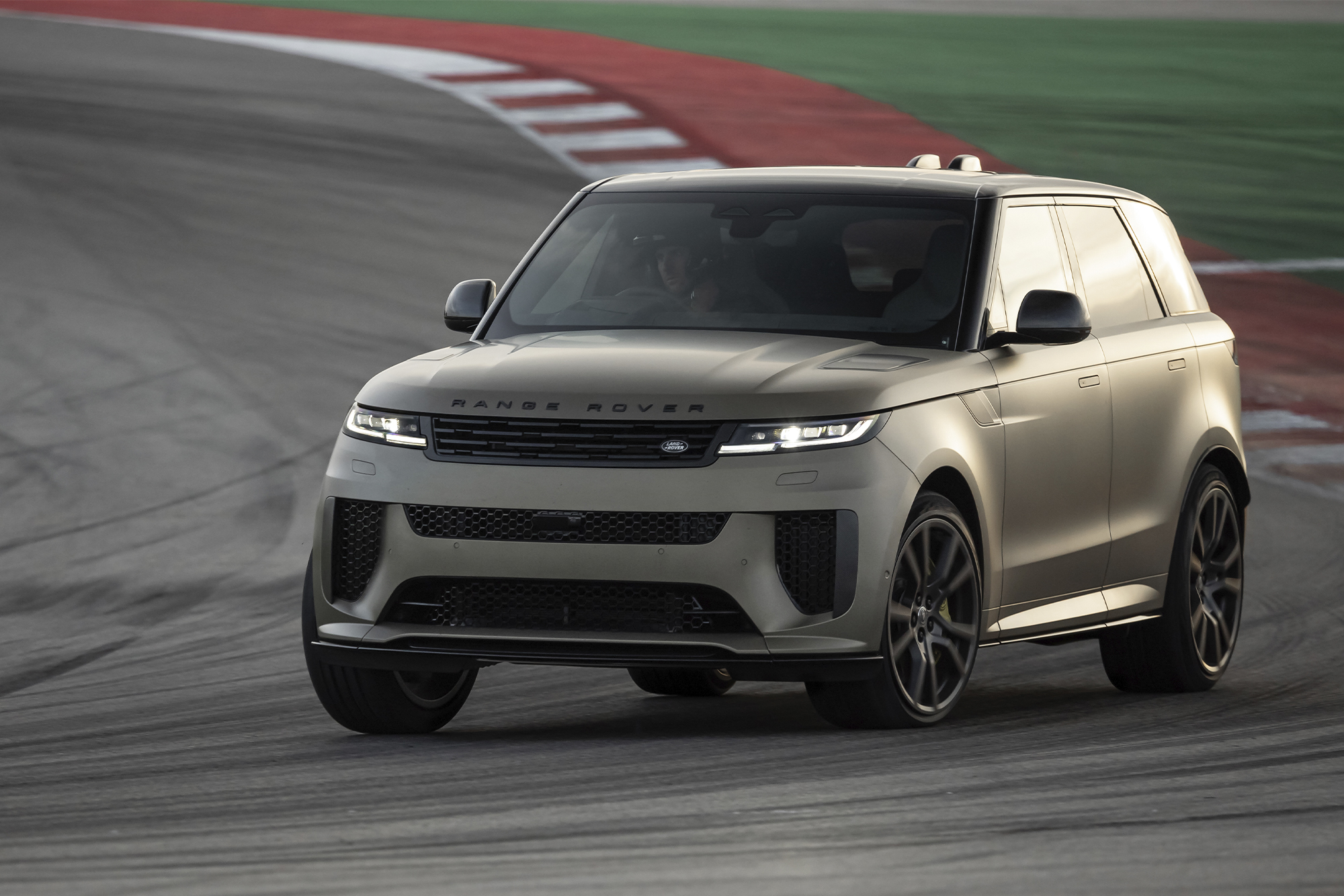 On Track in the 2024 Range Rover Sport SV