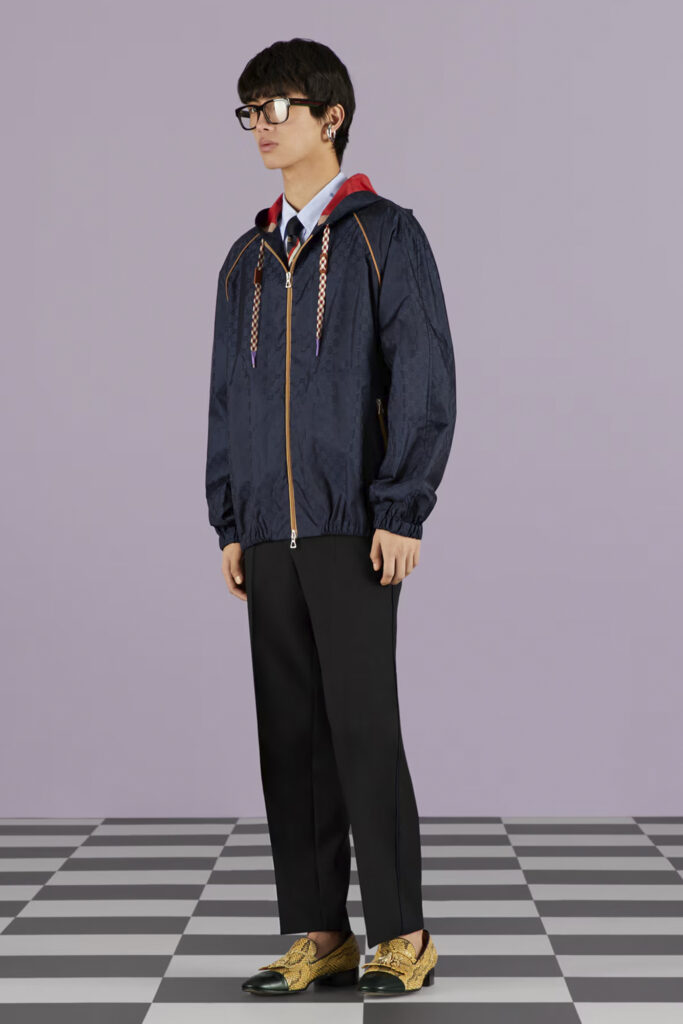 Gucci Technical GG Hooded Jacket