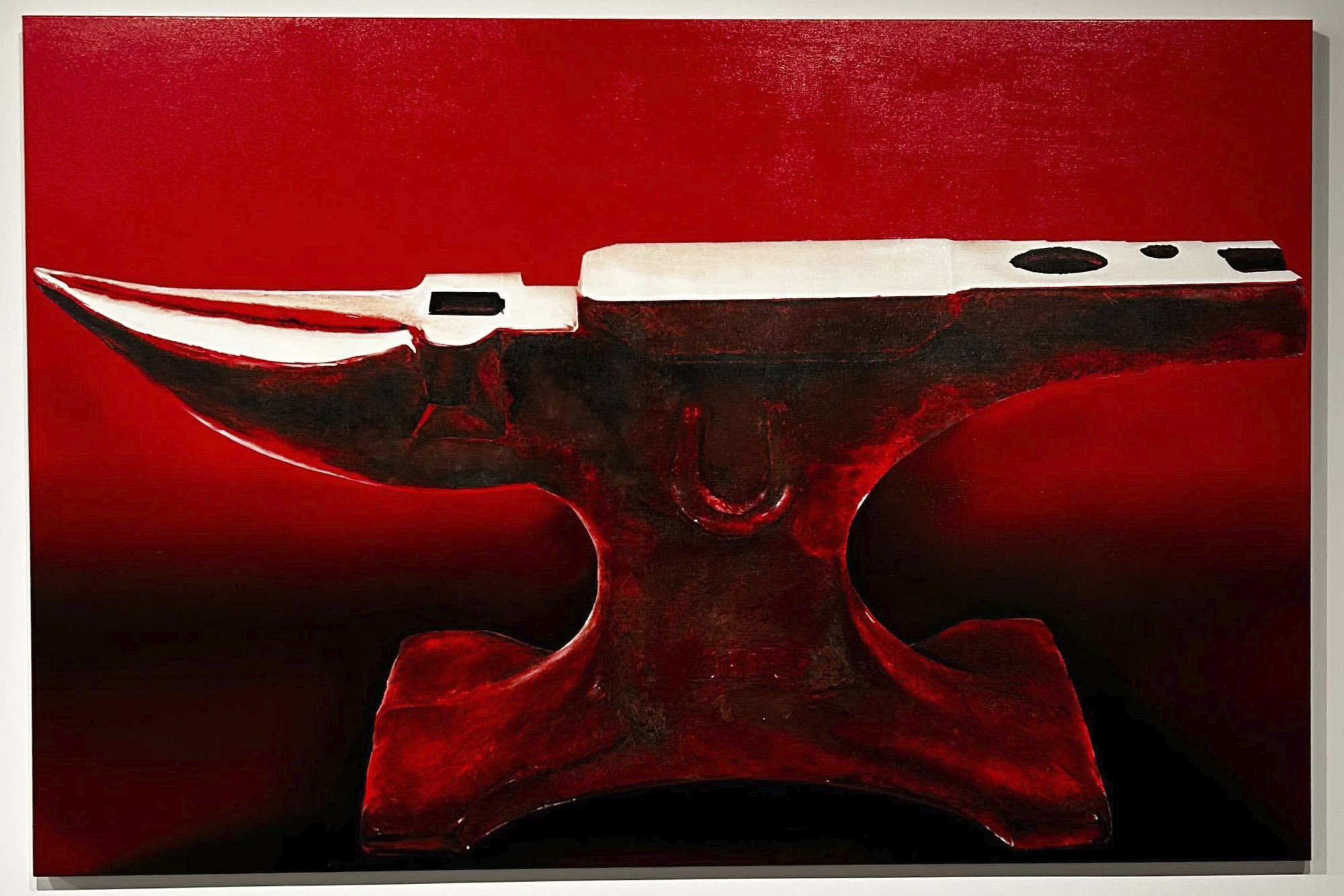 Michael Thompson, Red Hot, 2024. 48 in x 72 in, Oil on Canvas. Photo by SHARP.